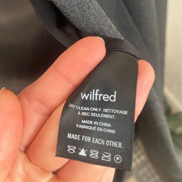 Aritzia Wilfred Margaux Blazer Grey Size 6 - Picture 4 of 8